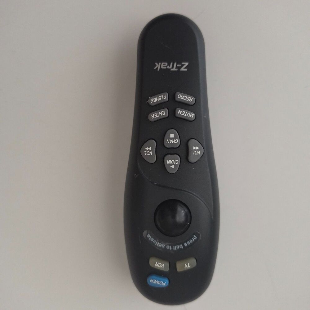 Vintage Zenith Z-Trak Universal Trackball Remote Control TRK1020 MBR1020